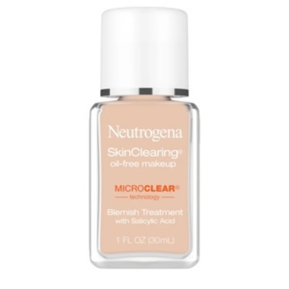 Neutrogena Skin Clearing Oil Free Micro Clear Foundation, 50 Soft Beige